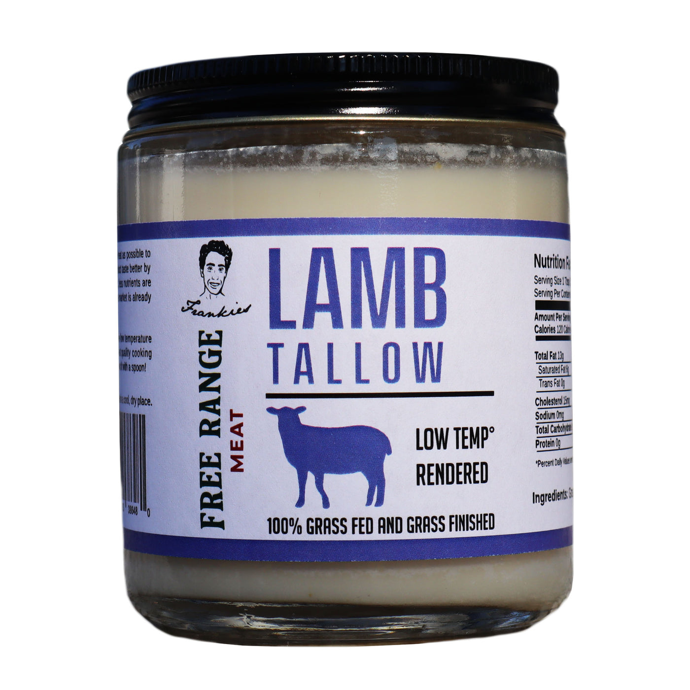 Lamb Tallow 100% Grass Fed Grass Finished Pasture Raised Pastured